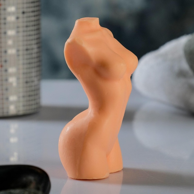 Телесное фигурное мыло Женское тело №1 - Мыльные штучки