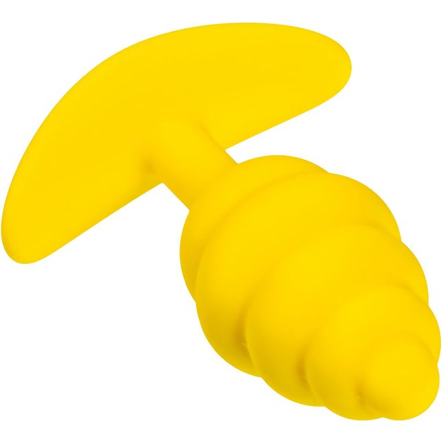 Желтая анальная втулка Vikki - 9 см. Фотография 7.