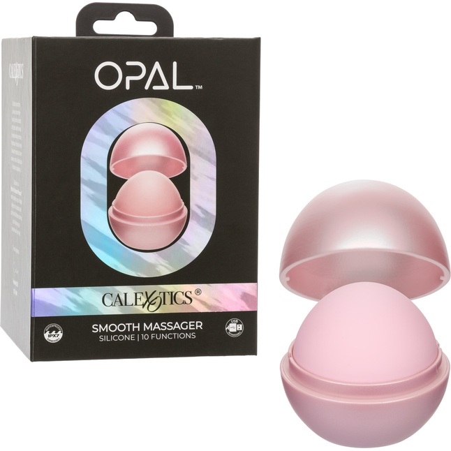 Розовый вибромассажер Opal Smooth Massager - Opal. Фотография 12.