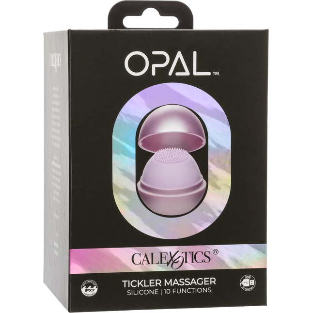 Сиреневый вибромассажер Opal Tickler Massager - Opal. Фотография 4.