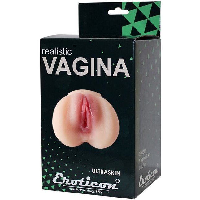 Телесный реалистичный мастурбатор-вагина 3D. Фотография 2.