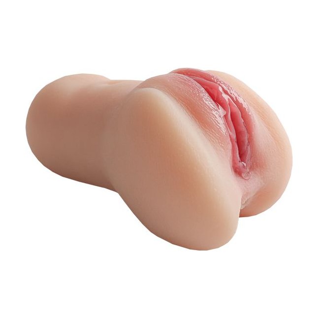 Телесный реалистичный мастурбатор-вагина 3D. Фотография 4.