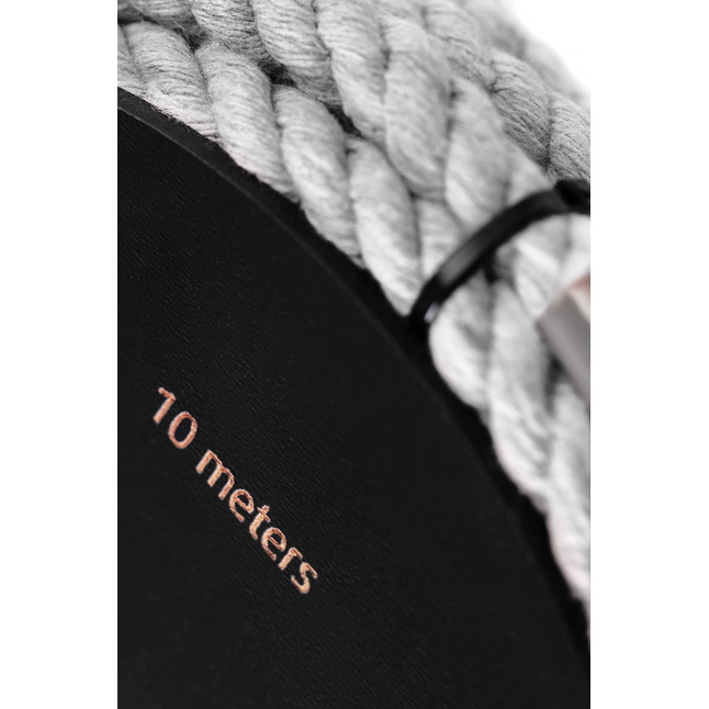 Белая веревка для шибари на катушке - 10 м. Фотография 8.