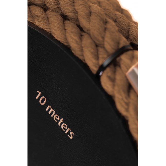 Джутовая веревка для шибари на катушке - 10 м. Фотография 8.