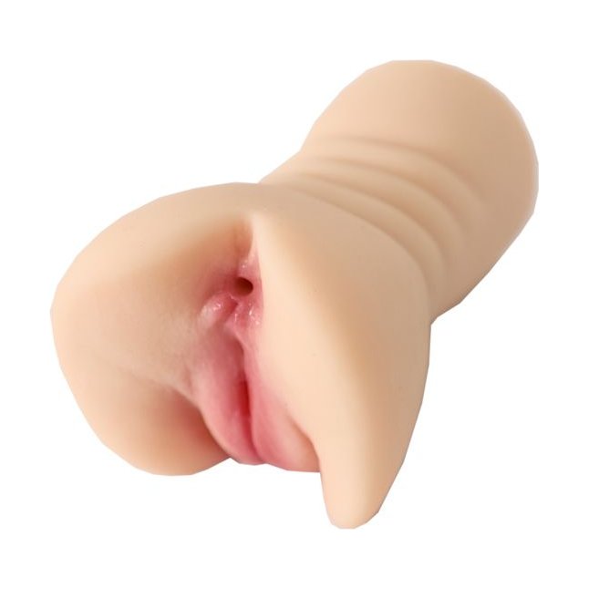 Телесный реалистичный мастурбатор-вагина и анус 3D. Фотография 5.