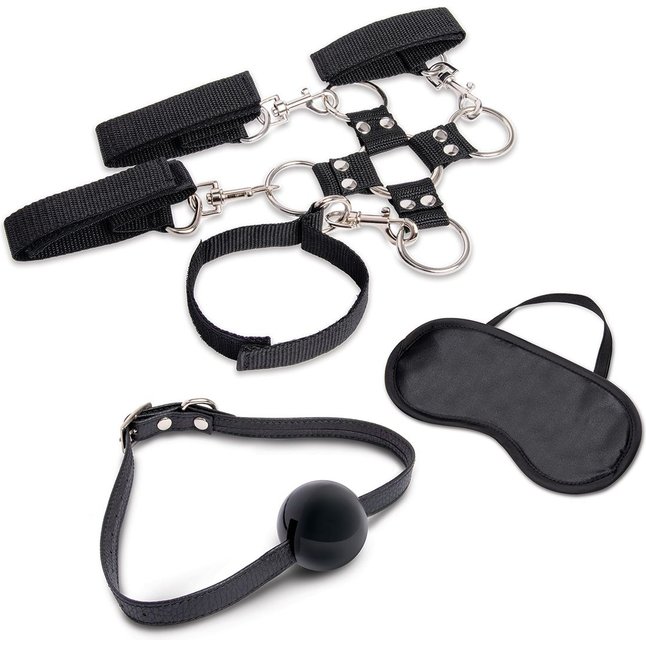 Набор для фиксации из 7 предметов Hogtie Ball Gag Kit