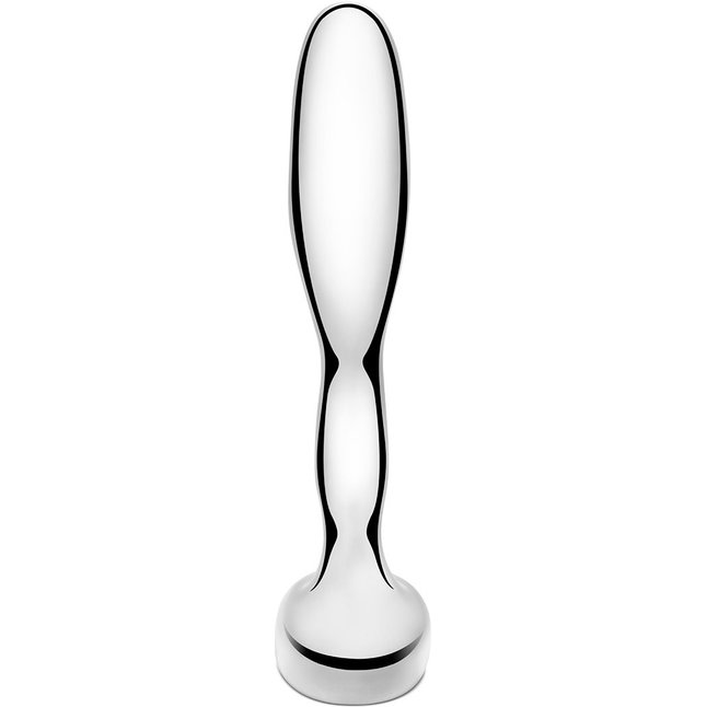 Стальной стимулятор простаты Stainless Steel Prostate Plug - 11,5 см. Фотография 4.