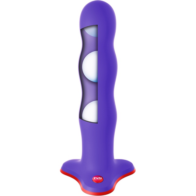 Фиолетовый фаллоимитатор Stubs Bouncer - 18,5 см. Фотография 4.