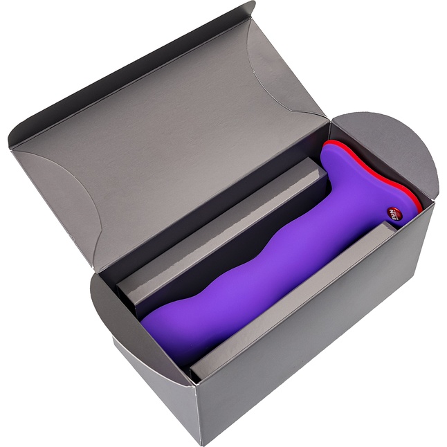 Фиолетовый фаллоимитатор Stubs Bouncer - 18,5 см. Фотография 10.