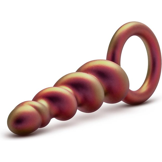 Коричневый анальный стимулятор Spiral Loop Copper Anal Plug - 13,3 см - Anal Adventures. Фотография 3.