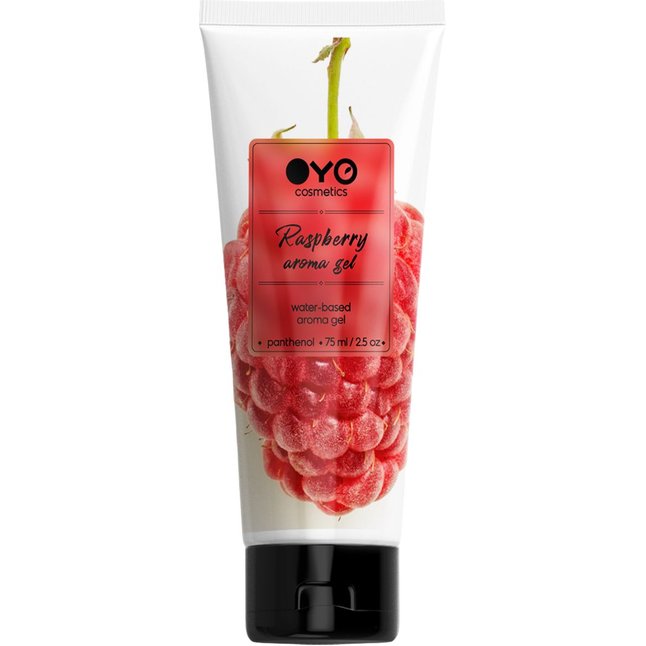 Лубрикант на водной основе OYO Aroma Gel Raspberry с ароматом малины - 75 мл