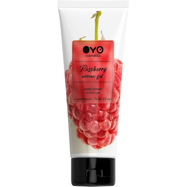 Лубрикант на водной основе OYO Aroma Gel Raspberry с ароматом малины - 75 мл. FFF