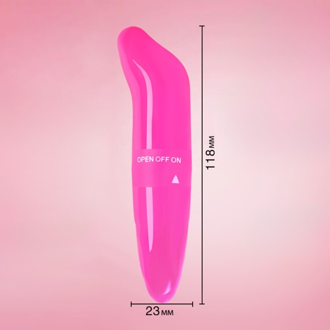 Розовый клиторальный вибростимулятор «Оки-Чпоки» - Оки-Чпоки. Фотография 2.