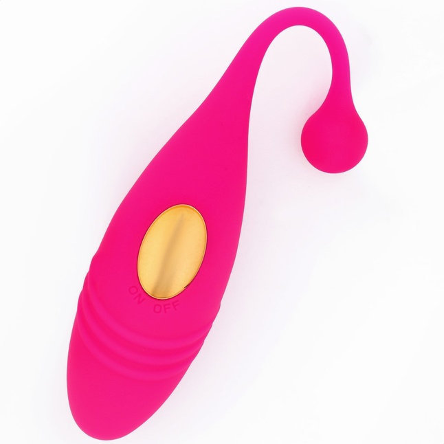 Ярко-розовое виброяйцо «Оки-Чпоки» с пультом ДУ - Оки-Чпоки. Фотография 3.