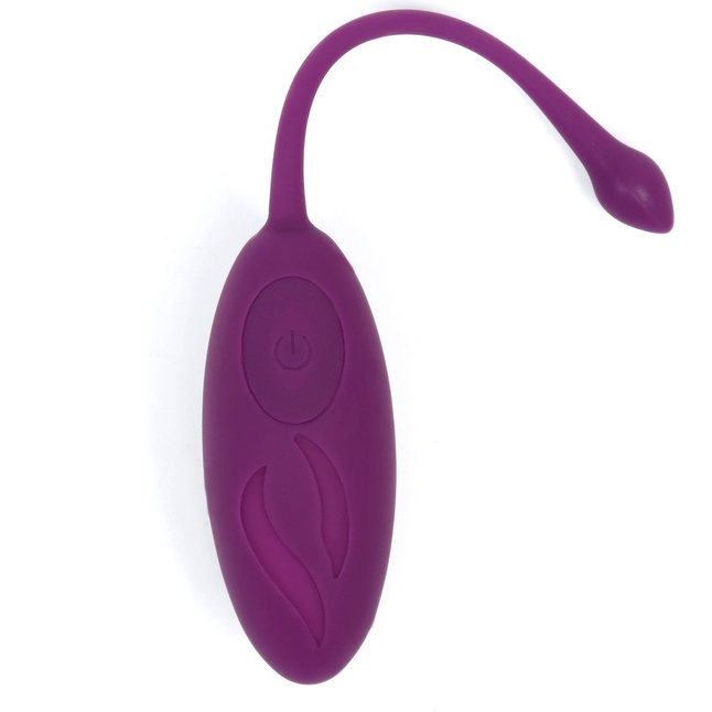 Фиолетовое виброяйцо «Оки-Чпоки» с пультом ДУ - Оки-Чпоки. Фотография 5.