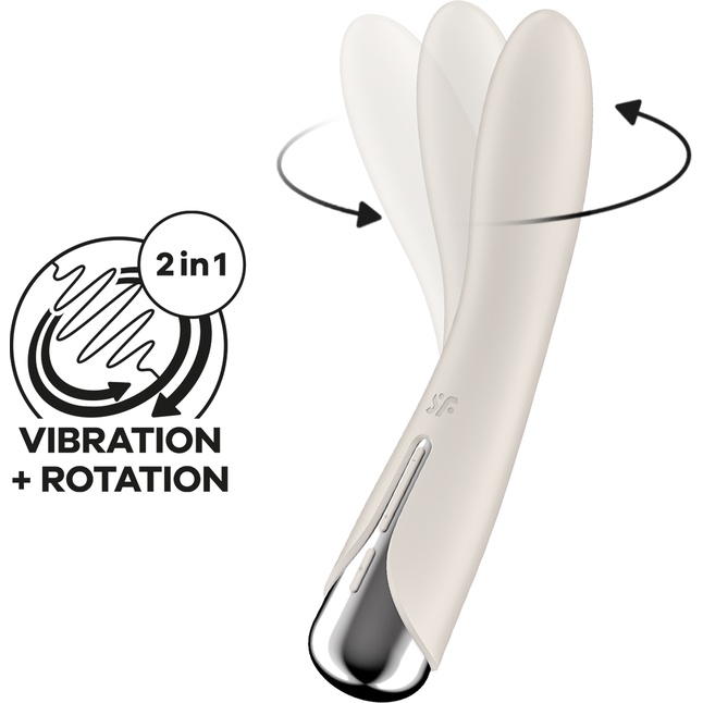Телесный вибратор-ротатор Spinning Vibe 1 - 18 см. Фотография 3.