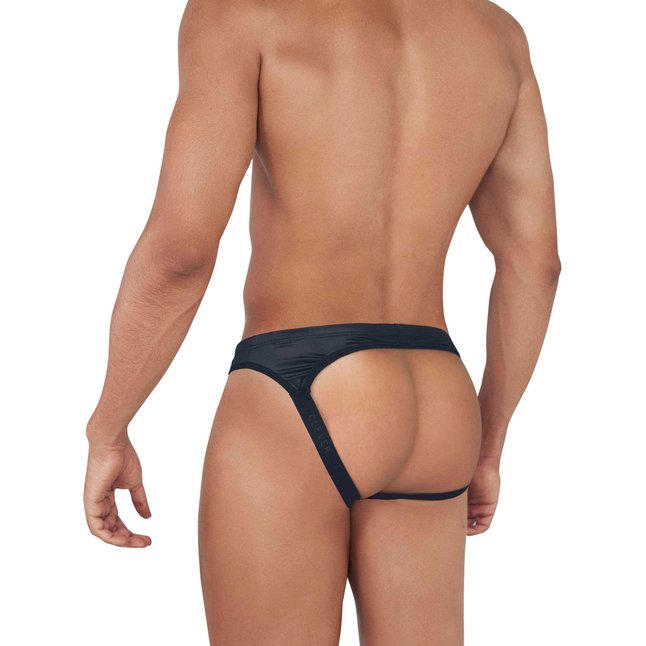 Сексуальные черные трусы-джоки Audacity Jockstrap. Фотография 3.