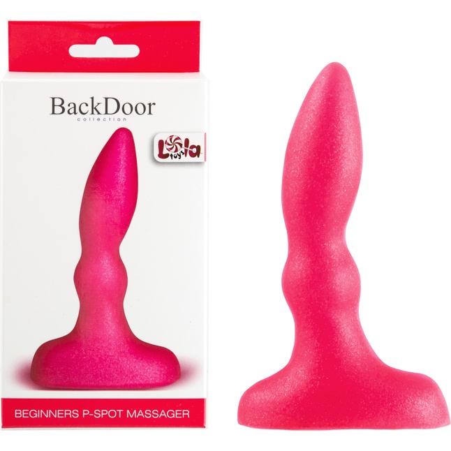 Розовый анальный стимулятор Beginners p-spot massager - 11 см - Back Door Collection. Фотография 2.