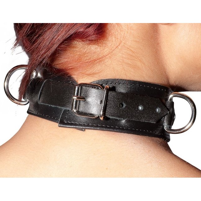 BDSM- ошейник Leather Collar - Zado. Фотография 3.