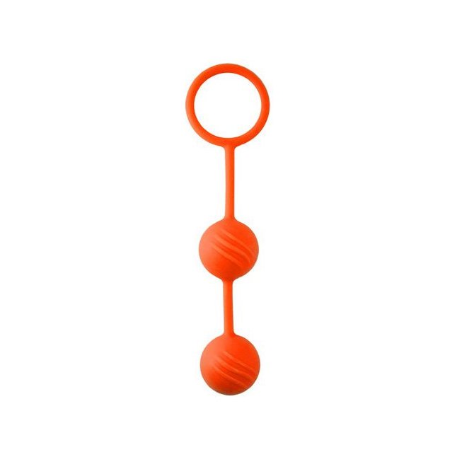 Оранжевые вагинальные шарики Kegel Ball