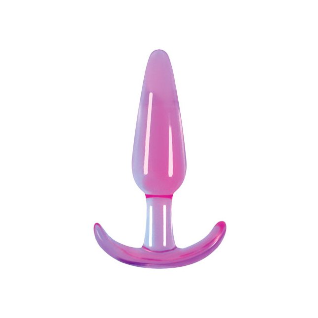 Гладкая фиолетовая анальная пробка Jelly Rancher T-Plug Smooth - 10,9 см - Jelly Rancher