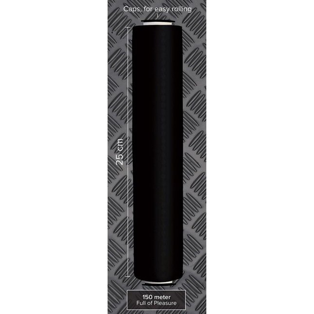 Рулон черной ленты для фиксации - 150 м - Kiotos Bizarre. Фотография 2.