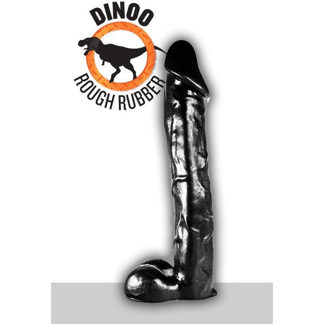 Фаллоимитатор с мошонкой Krito - 33 см - Dinoo