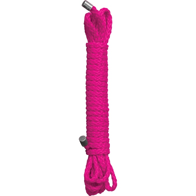 Розовая веревка для бандажа Kinbaku - 10 м - Ouch!