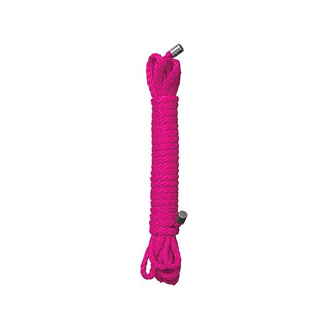 Розовая веревка для бандажа Kinbaku Rope - 5 м - Ouch!