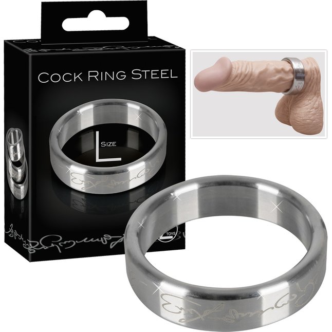 Эрекционное кольцо из стали Cock Ring Steel L - You2Toys