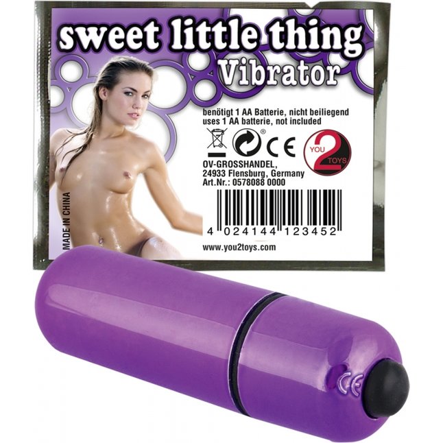 Фиолетовая вибропуля Sweet Little Thing - 7 см - You2Toys. Фотография 2.