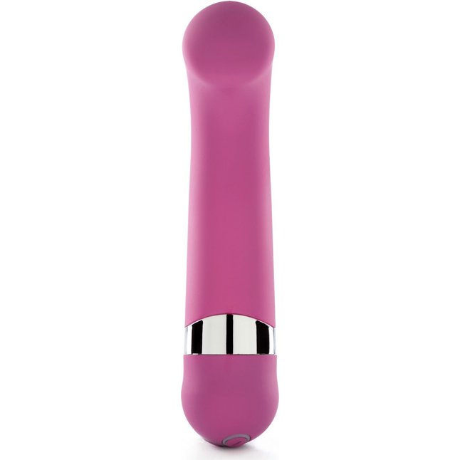 Розовый вибромассажёр для G-стимуляции THE EMILI BIG O G-SPOT - 17,2 см. Фотография 2.