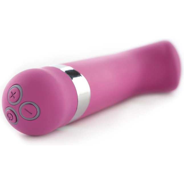 Розовый вибромассажёр для G-стимуляции THE EMILI BIG O G-SPOT - 17,2 см. Фотография 3.