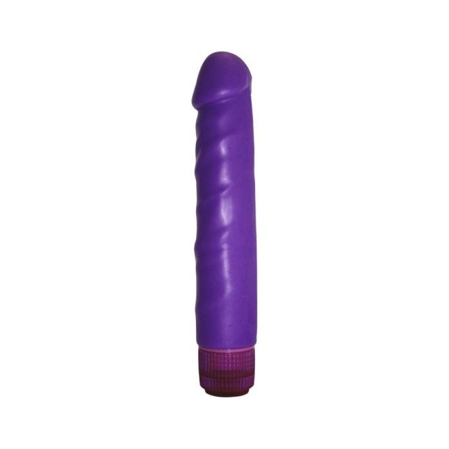 Фиолетовый вибратор Purple Ego - 23 см - Basics