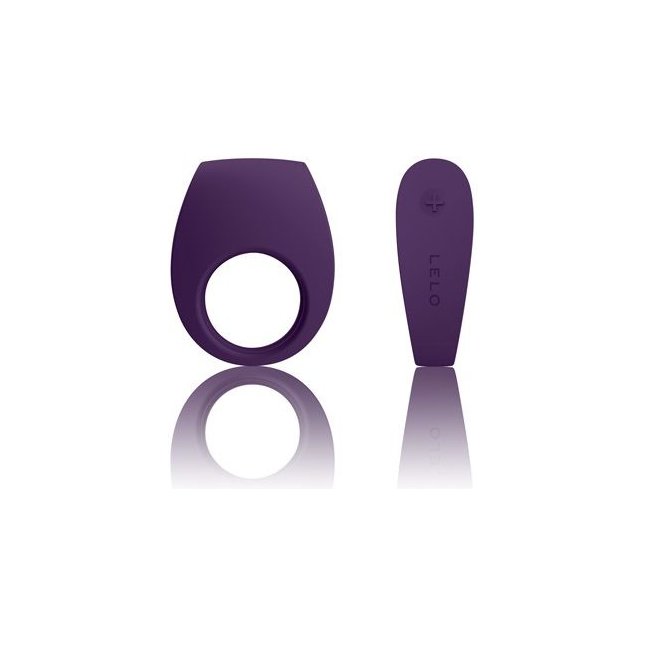 Фиолетовое эрекционное кольцо Tor 2 с вибрацией. Фотография 2.