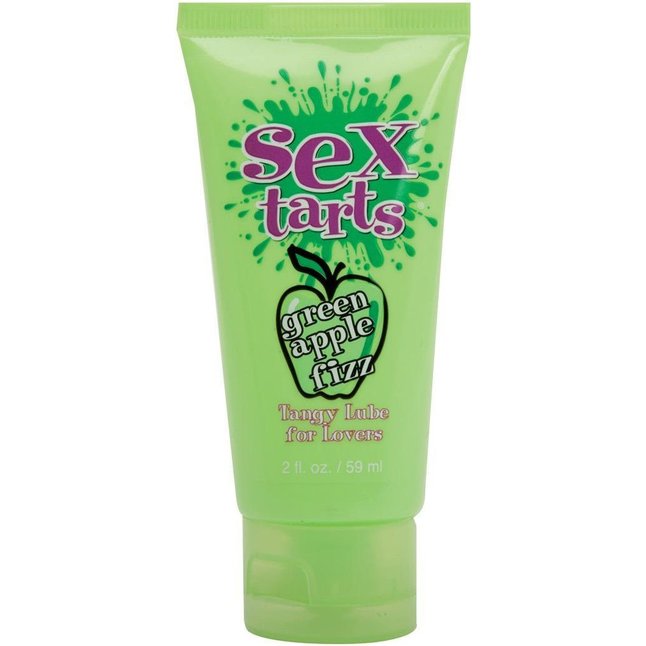 Оральный лубрикант с ароматом зеленого яблока Sex Tarts Lube - 59 мл - Sex Tarts
