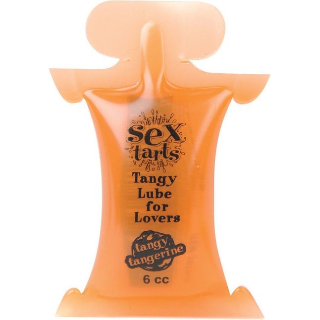 Вкусовой лубрикант с ароматом мандарина Sex Tarts Lube - 6 мл - Sex Tarts