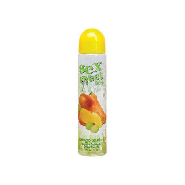 Вкусовой лубрикант с ароматом манго и дыни Sex Sweet Lube - 197 мл - Sex Sweet Lube
