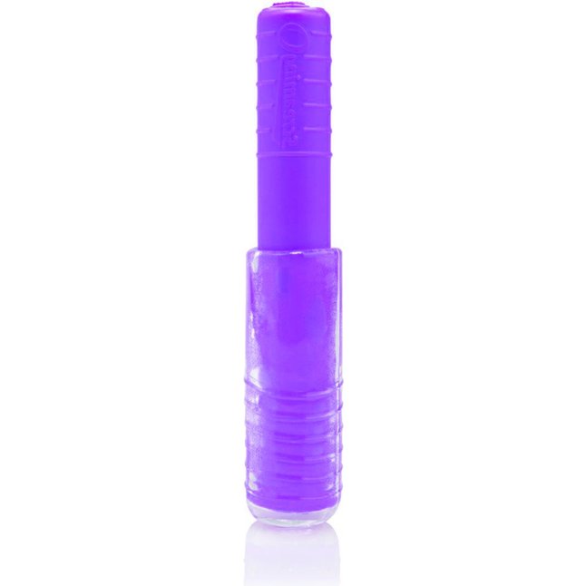 Фиолетовый ультратонкий вибратор в виде стика