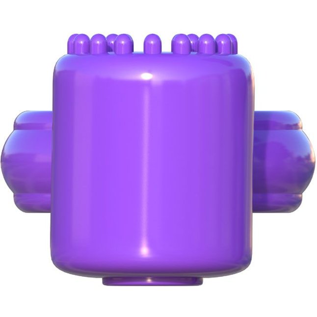 Фиолетовое эрекционное кольцо с вибрацией Sensual Touch Love Ring - Fantasy C-Ringz. Фотография 3.