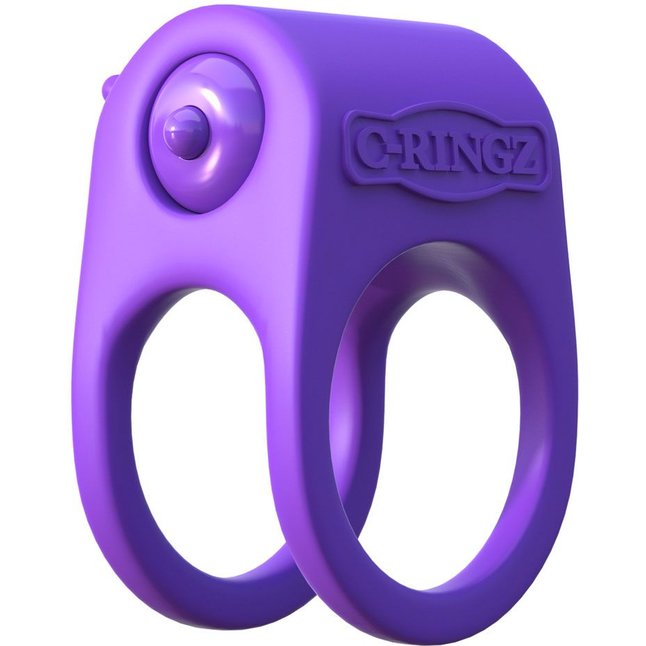 Эрекционное кольцо с подхватом мошонки Silicone Duo-Ring - Fantasy C-Ringz