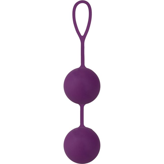 Фиолетовые вагинальные шарики из силикона. Фотография 2.