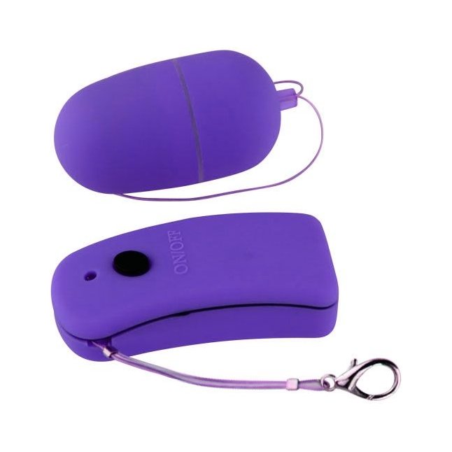 Фиолетовое виброяйцо с дистанционным управлением. Фотография 2.
