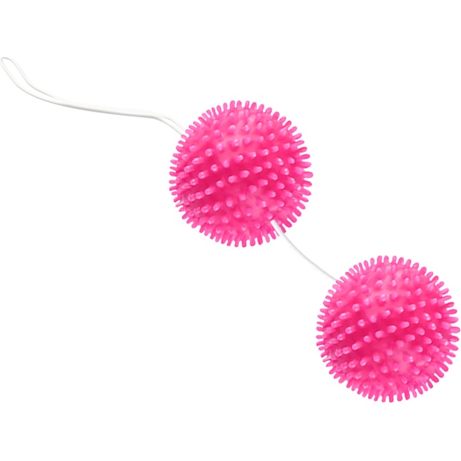 Розовые вагинальные шарики Love Balls. Фотография 3.