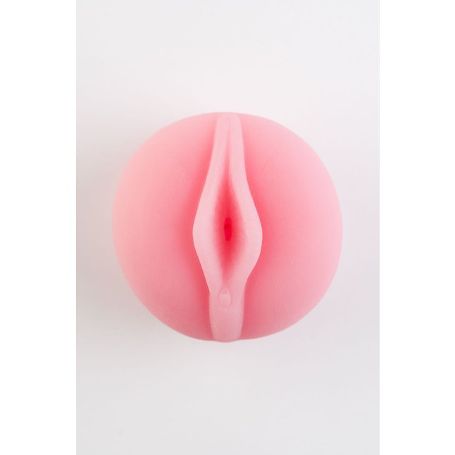 Розовая насадка на помпу в виде вагины - Basic. Фотография 2.