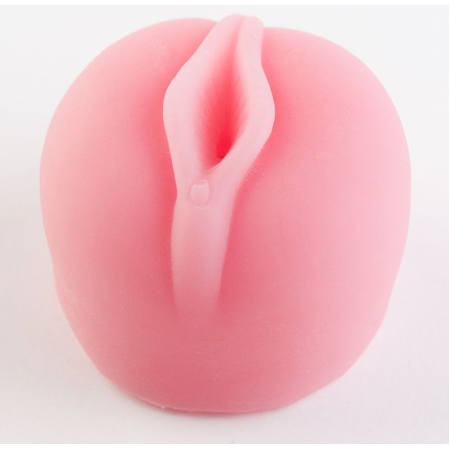 Розовая насадка на помпу в виде вагины - Basic