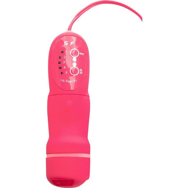 Розовая вибровтулка средних размеров POPO Pleasure - 13 см. Фотография 3.
