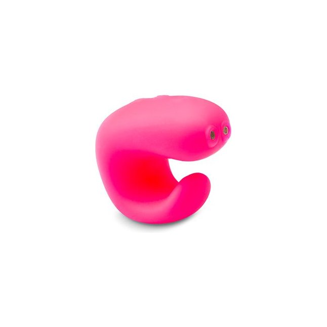Розовый мини-вибратор на палец Fun Toys Gring. Фотография 2.