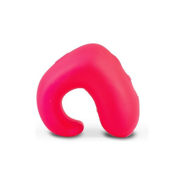 Розовый мини-вибратор на палец Fun Toys Gring