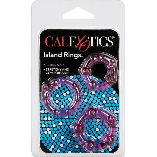 Набор из трех розовых колец разного размера Island Rings - Rings!. Фотография 7.